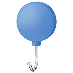 （まとめ） ミツヤ カラーマグネットフック 耐荷重約1Kg 青 ME-PMHSK-BU 1個 【×40セット】（代引不可）