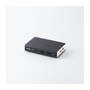 エレコム DVI対応パソコン切替器 KVM-DVHDU2（代引不可）