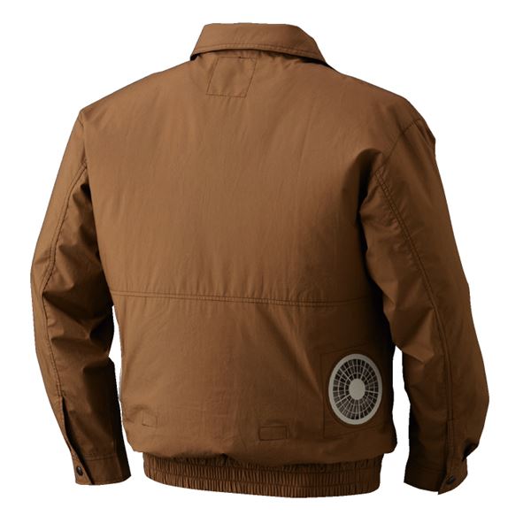 空調服 綿薄手長袖タチエリブルゾン リチウムバッテリーセット BM-500TBC06S3 シルバー L（代引不可） 空調服 綿薄手長袖タチエリブルゾン リチウムバッテリーセット BM