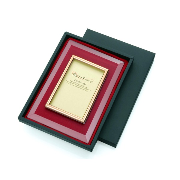 高級クリスタルフォトフレーム/写真立て 【L版対応】 127mm×89mm