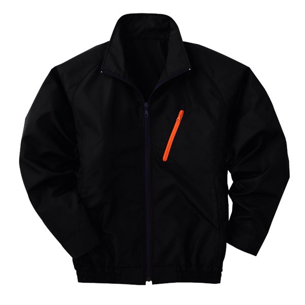 空調服 ポリエステル製長袖ブルゾン P-500BN 【カラー：ブラック