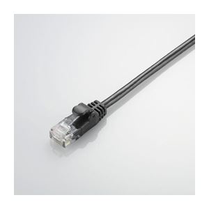 （まとめ）エレコム Gigabit やわらかLANケーブル（Cat6準拠） LD-GPY／BK1【×10セット】（代引不可）
