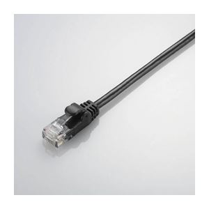 （まとめ）エレコム Gigabit やわらかLANケーブル（Cat6準拠） LD-GPY／BK5【×5セット】（代引不可）