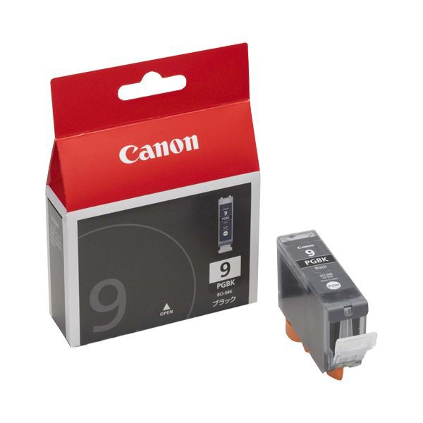 （まとめ） キャノン Canon インクタンク BCI-9BK ブラック 0372B001 1個 【×4セット】（代引不可）の通販は