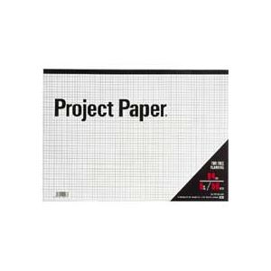 （まとめ） オキナ プロジェクトペーパー B4 5mm方眼 50枚 PPB45S 1冊 【×15セット】（代引不可）
