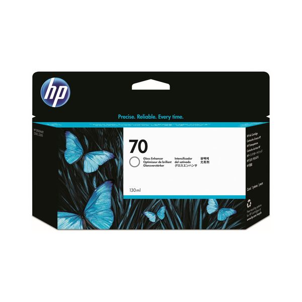 （まとめ） HP70 インクカートリッジ グロスエンハンサ 130ml 顔料系 C9459A 1個 【×3セット】（代引不可）