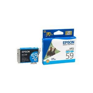 (業務用50セット) エプソン EPSON インクカートリッジ ICC59 シアン ×50セット（代引不可）