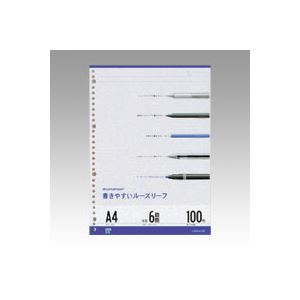 (業務用100セット) マルマン ルーズリーフ L1100H A4 7mm罫