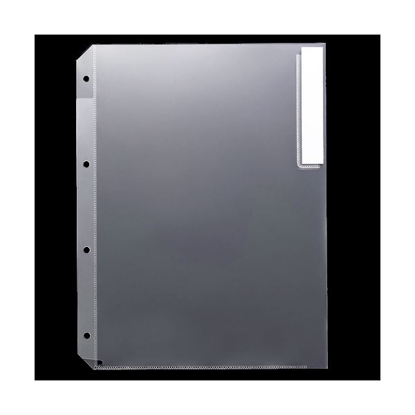 （まとめ） G-Aim クリアホルダー 見出し付 A4タテ 4穴 クリア YG-40-M 1パック（10枚） 【×5セット】（代引不可）