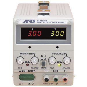 A&D(エーアンドデイ)電子計測機器 直流安定化電源(30V、3A)AD-8735D（代引不可）