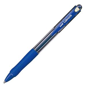 (まとめ) 三菱鉛筆 油性ボールペン VERY楽ノック 極太 1.4mm 青 SN10014.33 1本 【×60セット】(代引不可)
