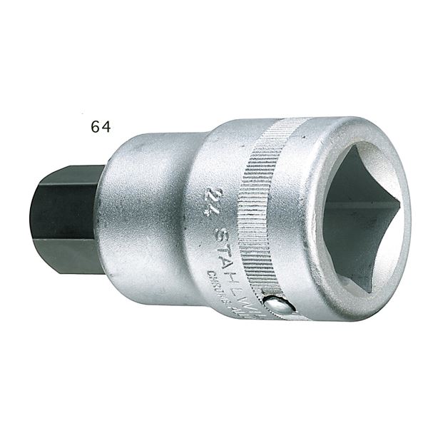 STAHLWILLE（スタビレー） 64-24 （1"SQ）インヘックスソケット （06050024）（代引不可）