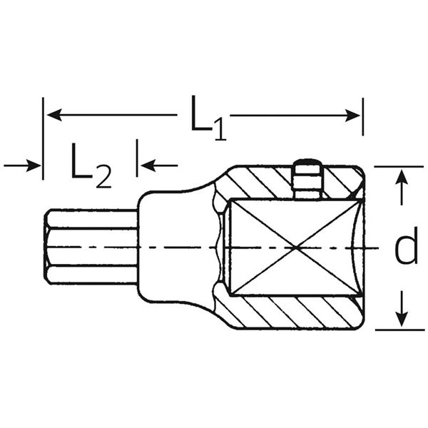 STAHLWILLE（スタビレー） 64-27 （1"SQ）インヘックスソケット （06050027）（代引不可）_1