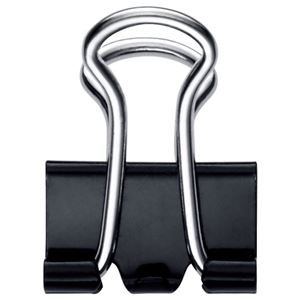 （まとめ） TANOSEE ダブルクリップ 粒 口幅10mm ブラック 1セット（100個：10個×10箱） 【×20セット】（代引不可）_1