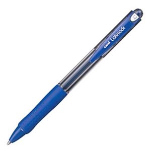 （まとめ） 三菱鉛筆 油性ボールペン VERY楽ノック 太字 1.0mm 青 SN10010.33 1本 【×60セット】（代引不可）