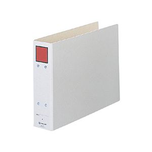 （まとめ） キングジム 保存ファイル A4ヨコ 500枚収容 背幅65mm ピクト赤 4385 1冊 【×10セット】（代引不可）