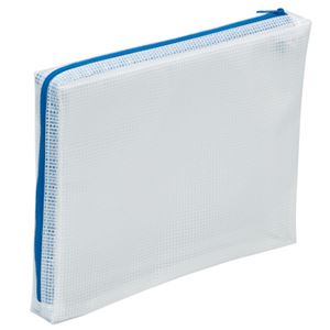 （まとめ） マグエックス メッシュケース マチあり A5 青 MMCL-A5 1枚 【×10セット】（代引不可）の通販は 4,990円