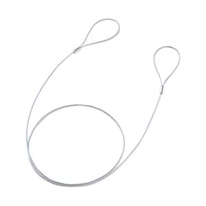 （まとめ）サンワサプライ eセキュリティ（ワイヤー、1.0m・2.2mm） SLE-11W-1【×10セット】（代引不可）の通販は