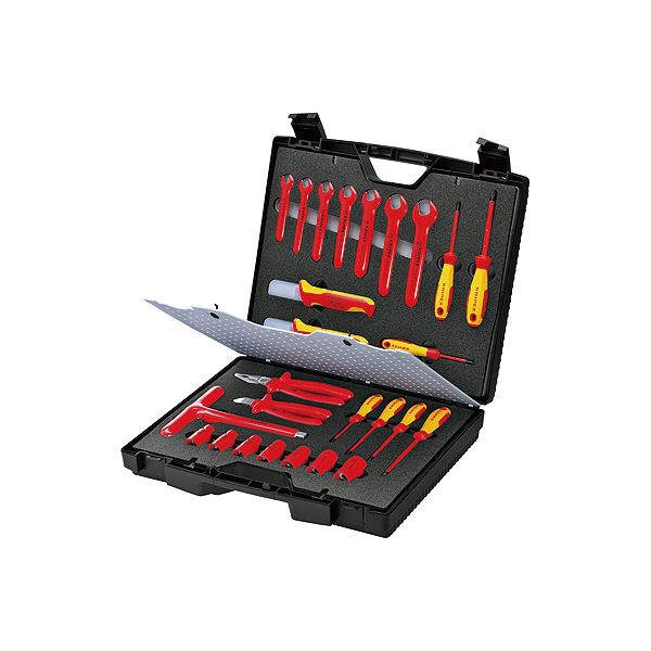 新品！　ＫＮＩＰＥＸ　絶縁工具セット箱 新品未使用 KNIPEX(クニペックス) 絶縁工具セット 26点セット