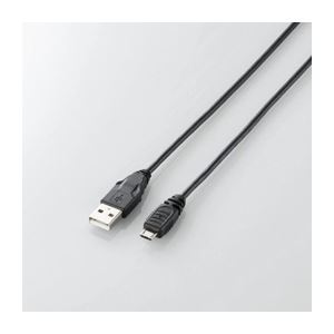 （まとめ）エレコム Micro-USB（A-MicroB）ケーブル U2C-AMB20BK【×5セット】（代引不可）