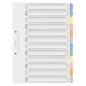 （まとめ） コクヨ カラー仕切カード（PP） ファイル用 A4タテ 2穴 6色 12山見出し+扉紙 シキ-P80 1組 【×15セット】（代引不可）の通販は 6,772円