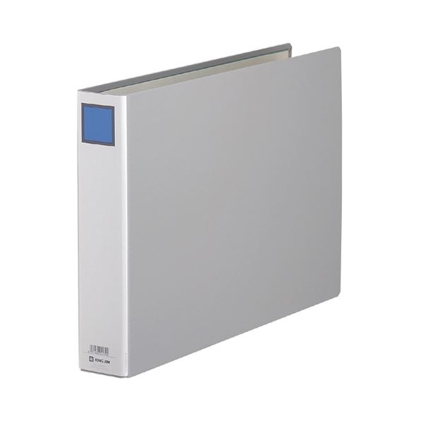 （まとめ） キングファイルG A3ヨコ 500枚収容 背幅66mm グレー 1005EN 1冊 【×10セット】（代引不可）
