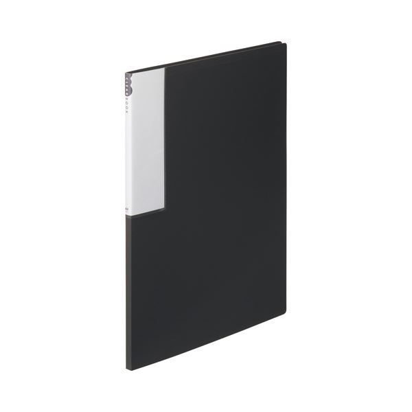 （まとめ） TANOSEE クリヤーブック（クリアブック） A4タテ 12ポケット 背幅10mm ダークグレー 1セット（10冊） 【×5セット】（代引不可）の通販は 9,810円