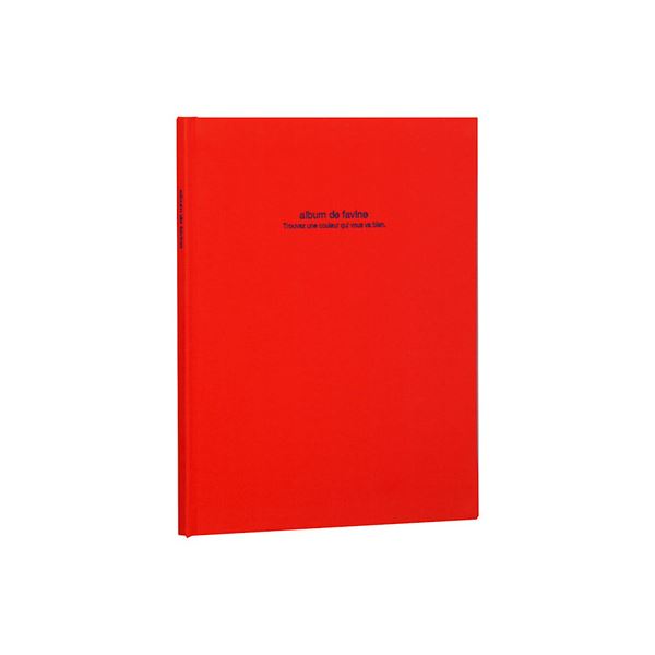 (業務用セット) ドゥファビネ ブックアルバム 写真 A4ノビ アH-A4PB-181-Rレッド【×3セット】（代引不可）