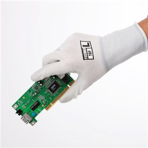 （まとめ） 川西工業 テクノトップ L 白×グレー #2983-L 1双 【×20セット】（代引不可）_2