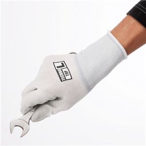 （まとめ） 川西工業 テクノトップ LL 白×グレー #2983-LL 1双 【×20セット】（代引不可）_1
