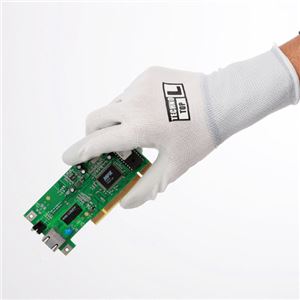 （まとめ） 川西工業 テクノトップ M 白×グレー #2983-M 1双 【×20セット】（代引不可）_2