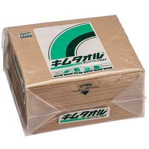 （まとめ） 日本製紙クレシア キムタオル 4つ折り ブラウン ポリパック 61040 1セット（250枚：50枚×5パック） 【×4セット】（代引不可）