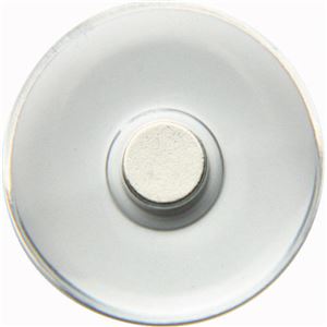 （まとめ） ソニック PM プッシュマグネット 直径30×高さ6.5mm 透明 MG-793-T 1箱（5個） 【×15セット】（代引不可）の通販は 8,690円