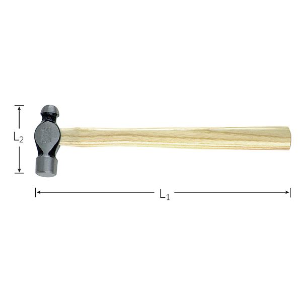 STAHLWILLE（スタビレー） 10970-1／2 ボールピンハンマー 1／2ポンド（70120005）（代引不可）_1