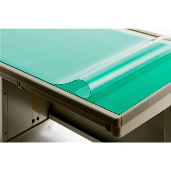 スカイスターデスクマット 【ノンコピータイプ/1.8mm厚】 1515mm×750mm 下敷付き 片面非転写加工 ミワックス N-1W（代引不可）