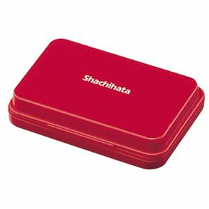 （まとめ） シャチハタ スタンプ台 小形 赤 HGN-1-R 1個 【×10セット】（代引不可）