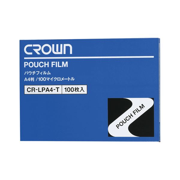 （業務用セット） パウチフィルム 100枚入 CR-LPA4-T 【×2セット】（代引不可） 7,124円