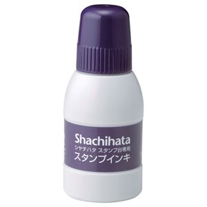 (まとめ) シャチハタ スタンプ台専用補充インキ 40ml 紫 SGN-40-V 1個 【×10セット】(代引不可)