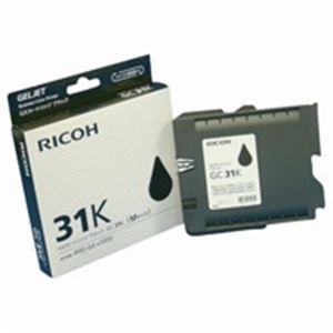 (業務用5セット) RICOH（リコー） ジェルジェットカートリッジ GC31Kブラック 【×5セット】（代引不可）