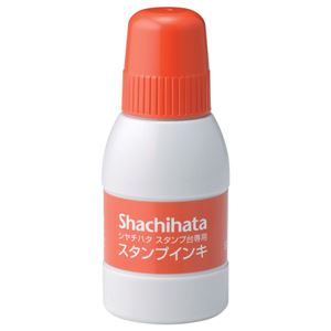 （まとめ） シャチハタ スタンプ台専用補充インキ 40ml 朱色 SGN-40-OR 1個 【×10セット】（代引不可）