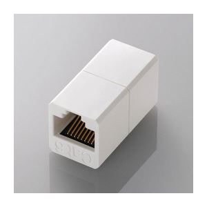 （まとめ）エレコム 延長コネクタ LD-RJ45JJ6Y2【×5セット】（代引不可）