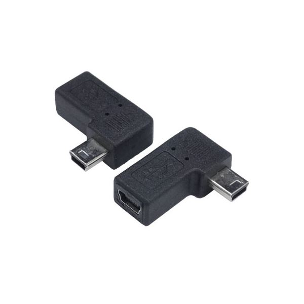 （まとめ）変換名人 変換プラグ USB mini5pin 右L型（フル結線） USBM5-RLF【×20セット】（代引不可）