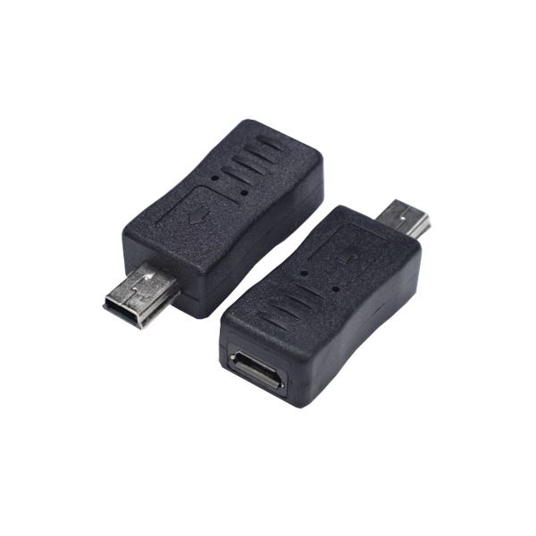 （まとめ）変換名人 変換プラグ microUSB（メス）→miniUSB（オス） USBMCB-M5A【×20セット】（代引不可）