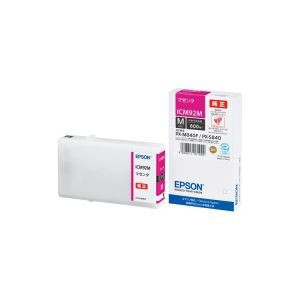 (業務用30セット) エプソン EPSON インクカートリッジ ICM92M マゼンタ ×30セット（代引不可）