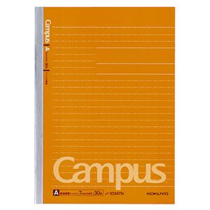 (まとめ) コクヨ キャンパスノート 3号 A5 B罫 30枚 ノ-E103BN 1セット(10冊) 〔×5セット〕[21] まとめ) コクヨ キャンパスノート 3号 A5 B罫 30枚 ノ-E103BN 1セット(10