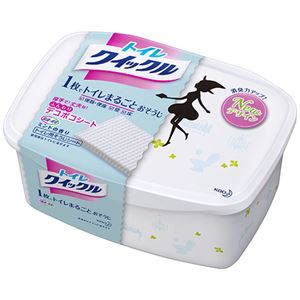 （まとめ） 花王 トイレクイックル 本体 1箱（10枚） 【×15セット】（代引不可）の通販は