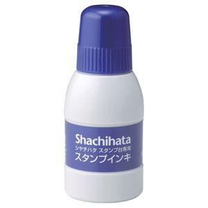 （まとめ） シャチハタ スタンプ台専用補充インキ 40ml 藍色 SGN-40-B 1個 【×10セット】（代引不可）