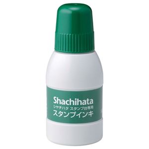 （まとめ） シャチハタ スタンプ台専用補充インキ 40ml 緑 SGN-40-G 1個 【×10セット】（代引不可）