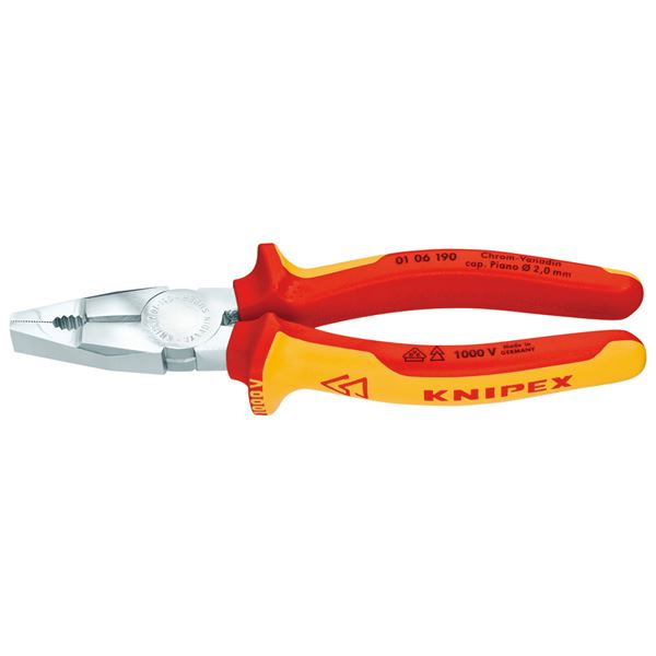 KNIPEX（クニペックス）0106-160 絶縁ペンチ 1000V（代引不可）