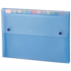 （まとめ） セキセイ ドキュメントファイル A4 13ポケット SSS-1212-10ブルー 1冊 【×15セット】（代引不可）の通販は